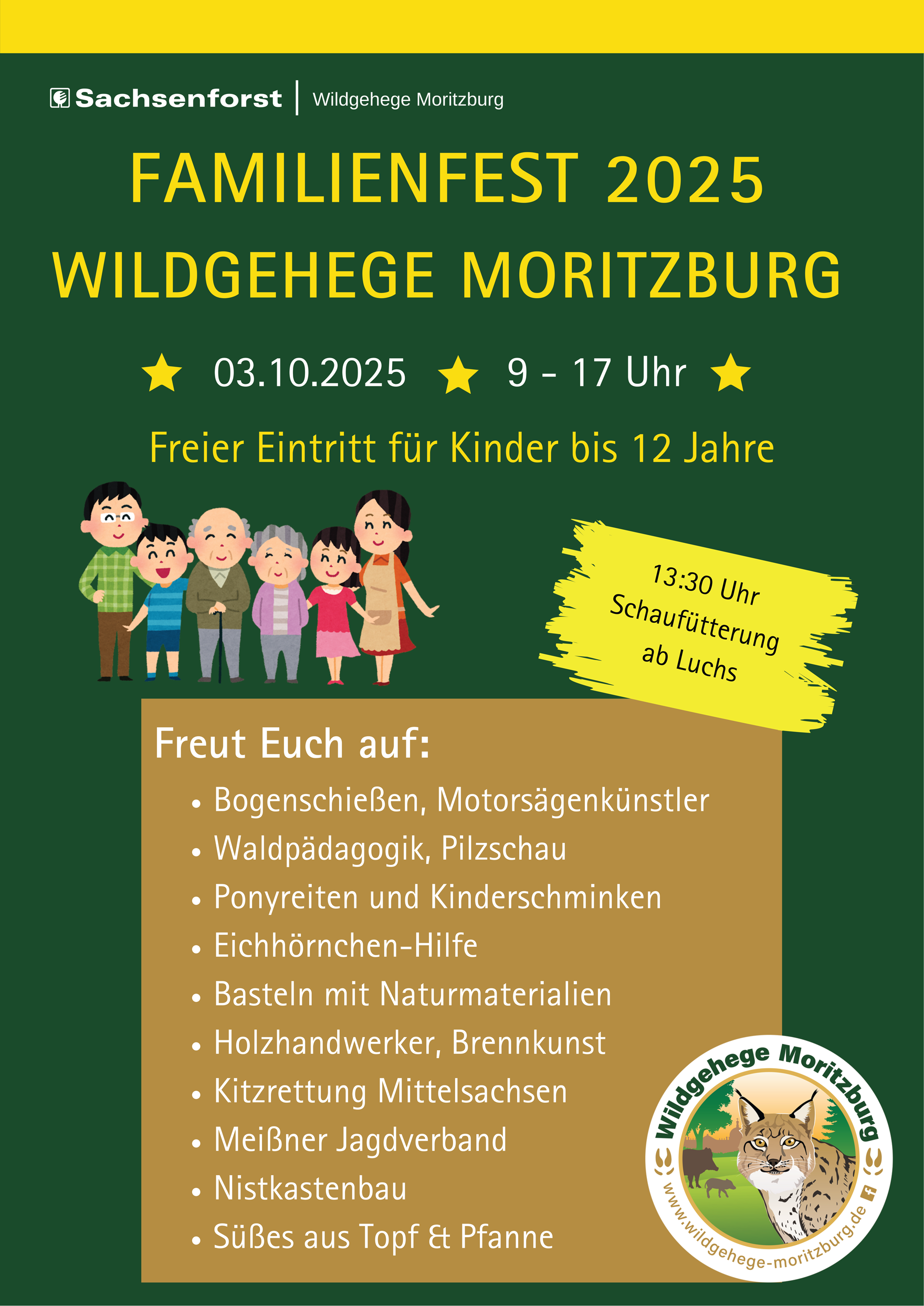 Plakat zum Familienfest
