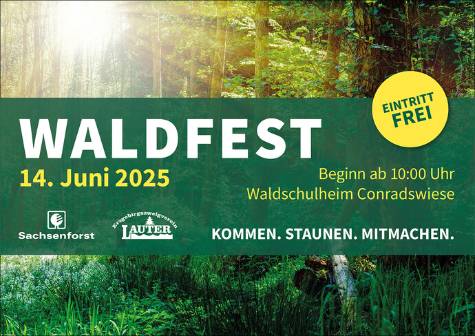Plakat zum Waldfest