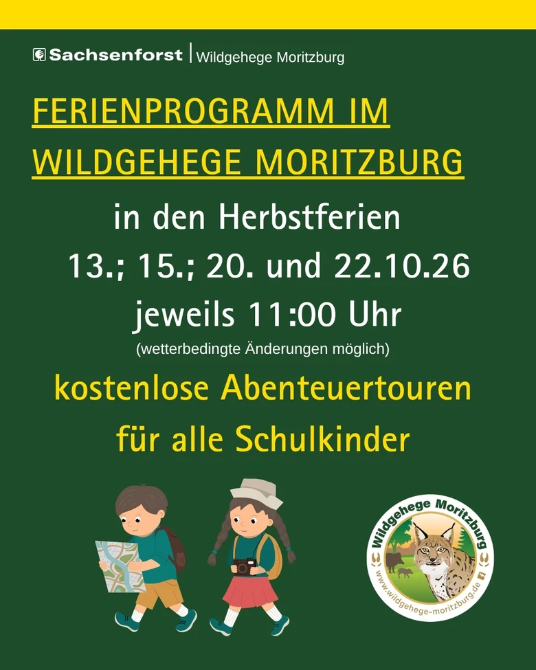 Plakat zu den Herbstferien