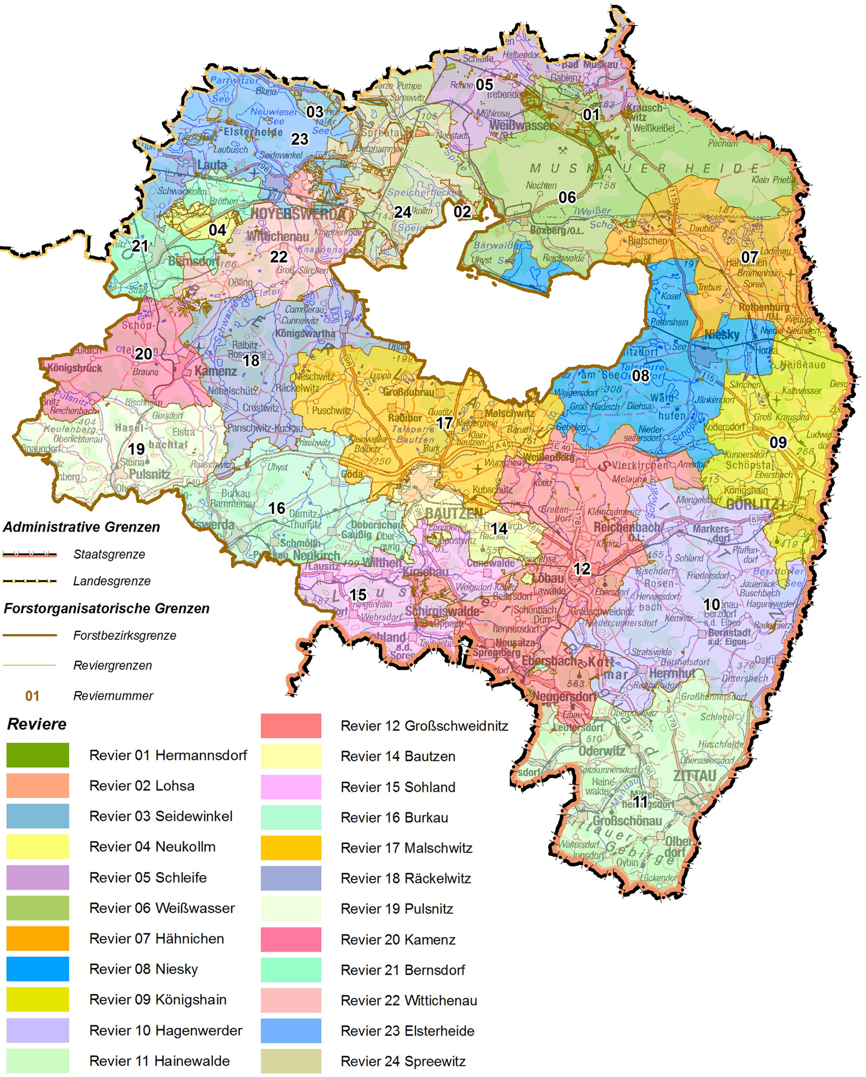 Forstbezirk Oberlausitz - Staatsbetrieb Sachsenforst - sachsen.de