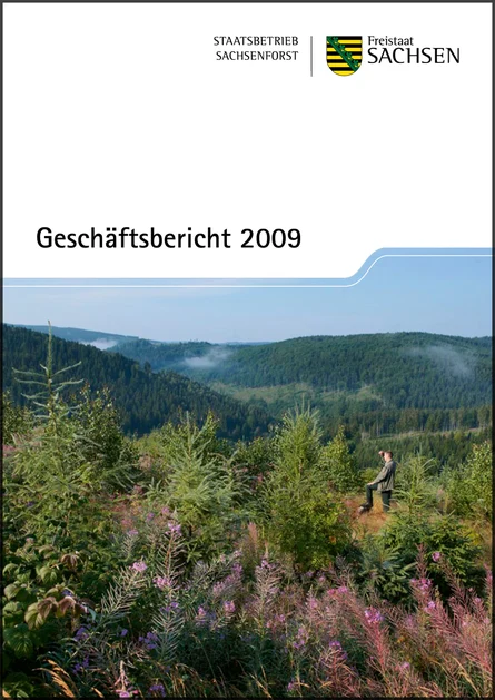 Titelblatt des Gesch&auml;ftsberichts 2009