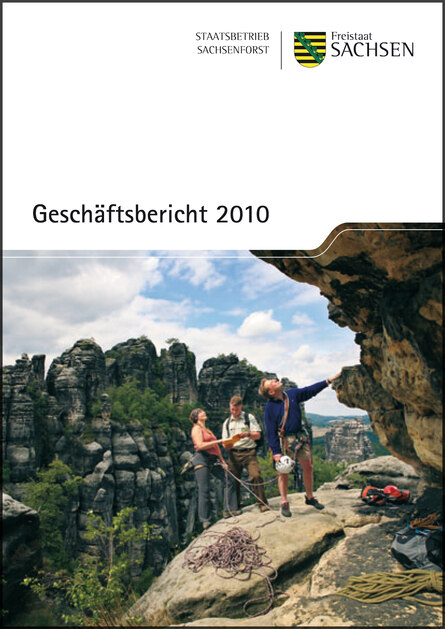 Titelblatt des Geschäftsberichts 2010