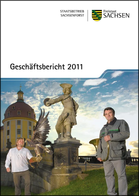 Titelblatt des Gesch&auml;ftsberichts 2011