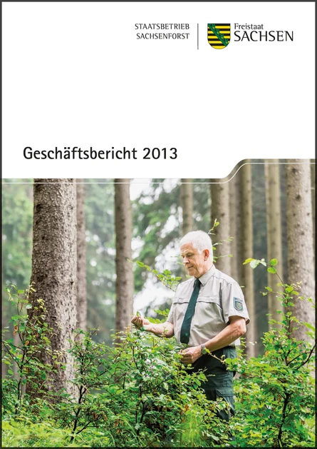 Titelblatt des Gesch&auml;ftsberichtes 2013