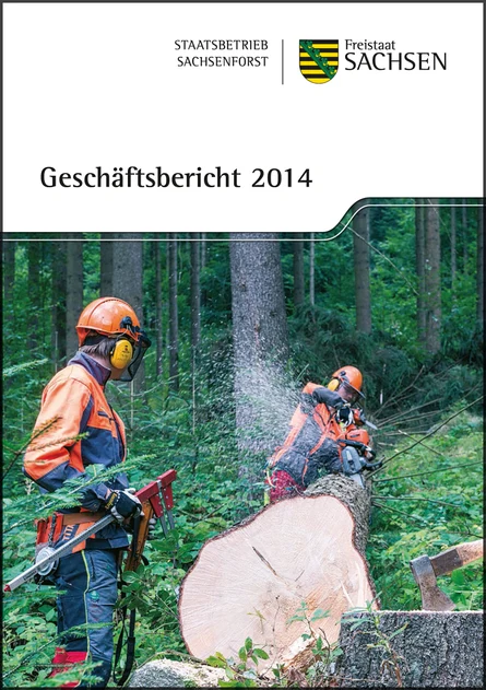 Titelblatt des Gesch&auml;ftsberichtes 2014