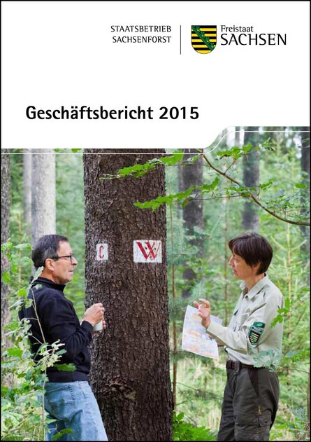 Titelblatt des Geschäftsberichtes 2015