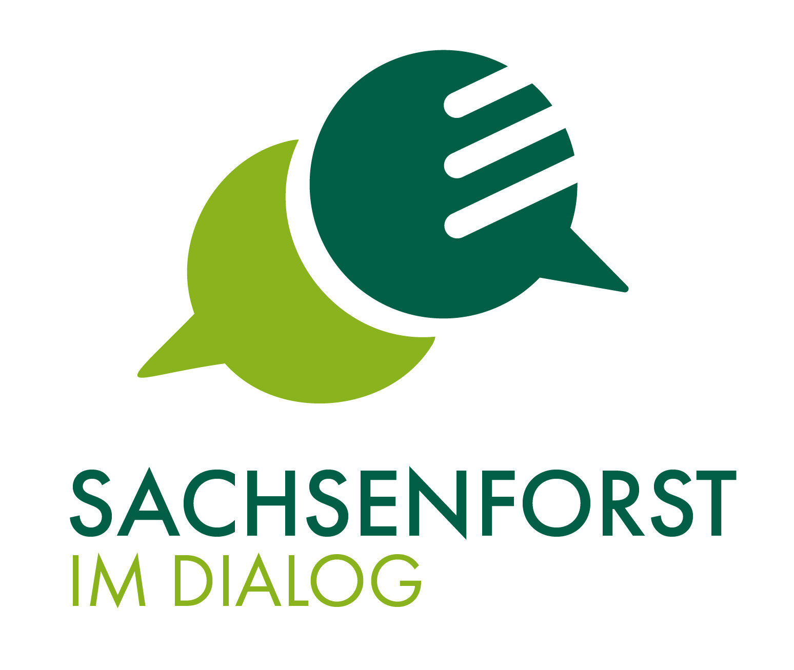 Logo von Sachsenforst im Dialog