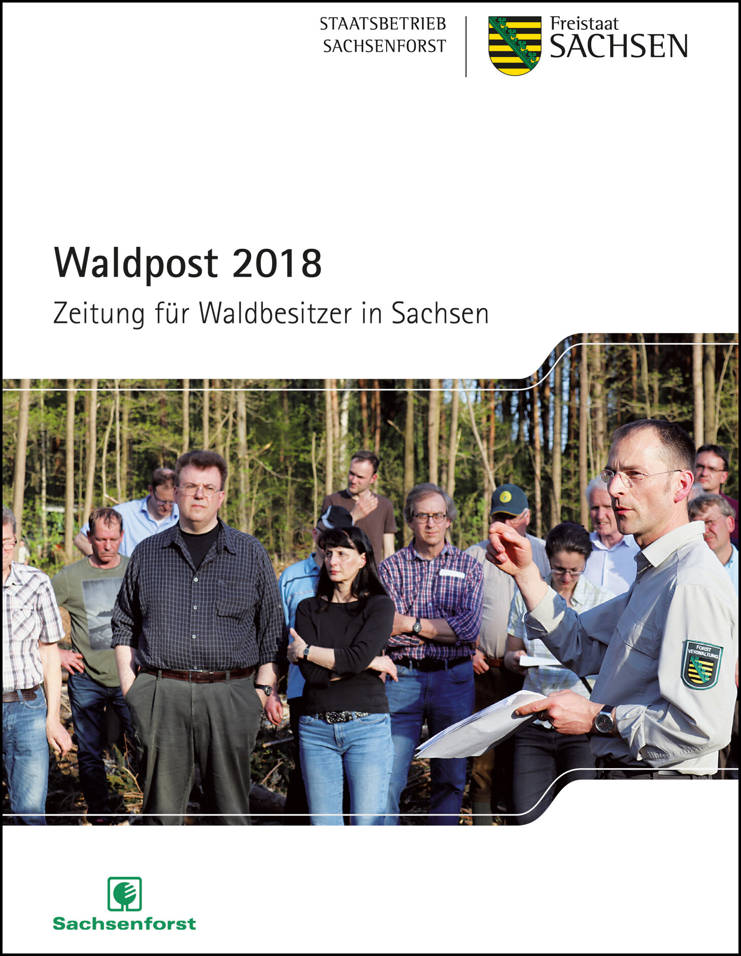 Titelblatt der Waldpost 2018