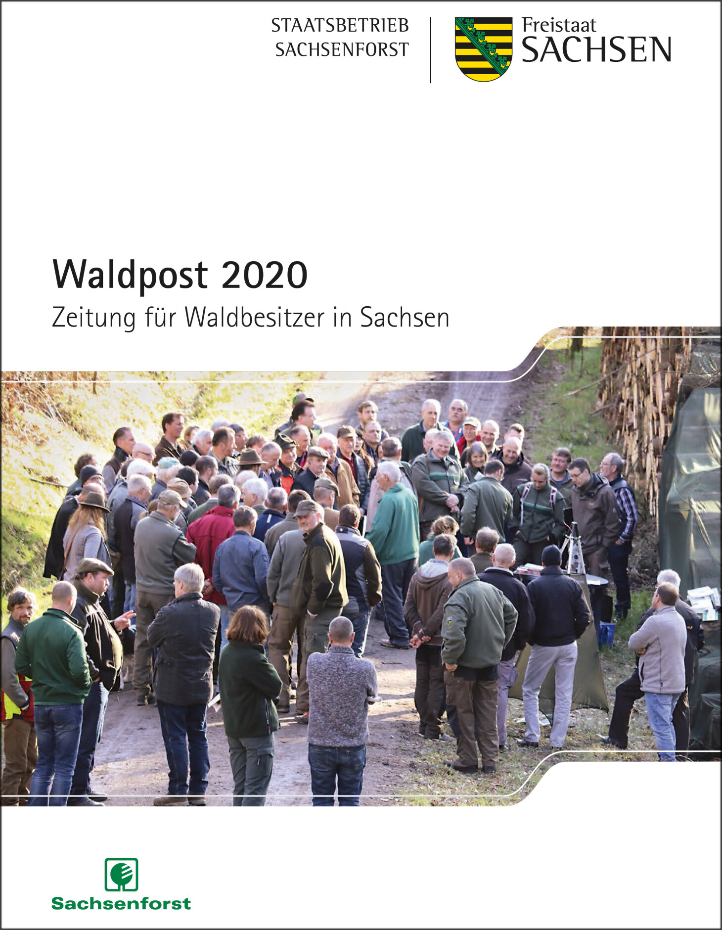 Titelblatt der Waldpost 2020
