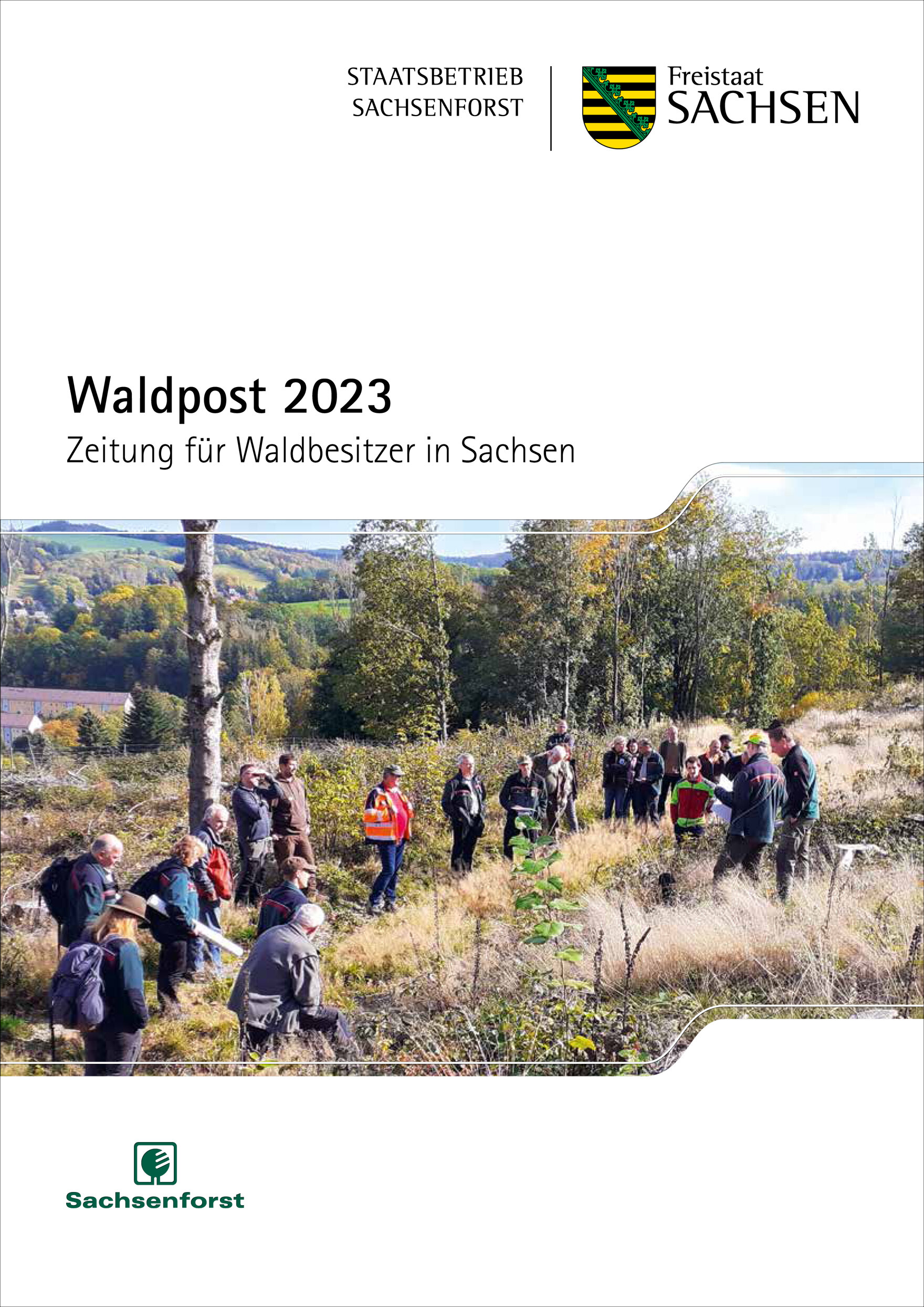 Deckblatt der Waldpost 2023