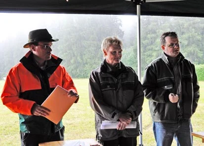 v.l.n.r: Klaus K&uuml;hling, Hansi Heike Lerche, Frank Jacob