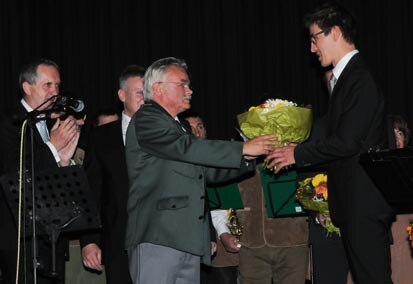 Herr Marcel Thomae, bester Absolvent des Forstreferendarjahrgangs 2014/2015