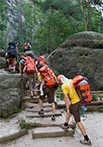 Wanderer in der S&auml;chsischen Schweiz