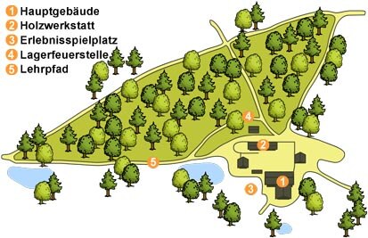 Lageplan des WSH Conradswiese